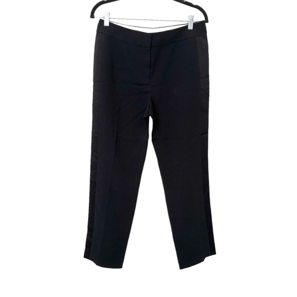 GREY JASON WU Satin Stripe‎ Ankle Trouser NWOT Sz 4